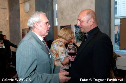 Zahájení výstavy - Stanislav Pokorný - K zemi blíž - foto: &copy; Dagmar Pavlíková